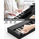thumbnail image 3 of Teclado de piano digital Fgfdkhge de 88 teclas con soporte, pedal y auriculares, 3 of 8