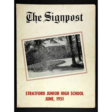 (Custom Reprint) Yearbook: 1951 Stratford Junior High School - Signpost Yearbook (Arlington VA)