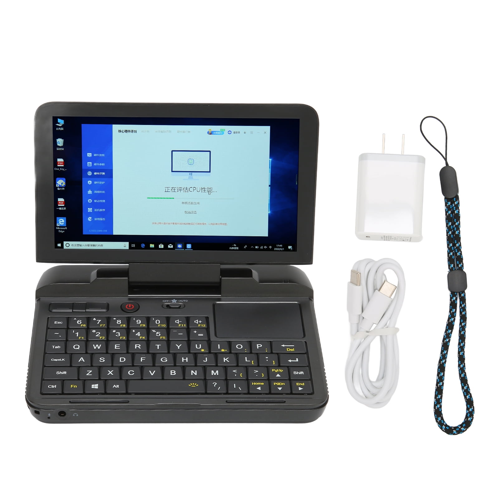 GPD Micro PC, 256GB M.2 SSD 6 Inches Mini Industry Laptop, 8GB