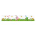 thumbnail image 1 of Table Cloth Decor Create Atmosphere Non-Fading Attractive Egg Bunny Printing Easter Party Table Cloth Mat, 1 of 5