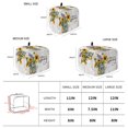 thumbnail image 6 of Toaster Cover 4 Slice, Sunflower Dustproof Bakeware Oven Protector with Top Hook, Spring Floral Summer Botanical Vintage Waterproof Small Kitchen Appliance Toasters Dust Cover, 12"x11"x8", 6 of 9