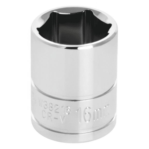 Performance Tool W38216 3/8" Dr 16mm 6pt Socket