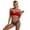 Red, variant on YEAHITCH Swimsuit Set,Juniors Swimwear,Swimwear Clearance,Two-Piece Sets,Mid WaistRed,M (US:6)