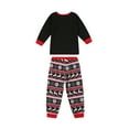 thumbnail image 6 of Seyurigaoka Parent-Children Christmas Pajamas, Tops with Splicing Pants/Jumpsuit, 6 of 9