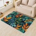 thumbnail image 2 of Leaf Rug Nursery - Leaf Rug & Home Decor, 3x4 Area Rug, Green and Yellow Leaves Rugs for Entryway, Washable Non Slip Soft Low Pile Small Indoor Door Mat, Botanical Carpet & Room Decorations, 2 of 7