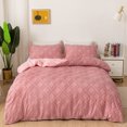 thumbnail image 4 of bedding bedding craft solid color cut flower square   home textile quilt cover three-piece set, 4 of 5