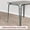 grey, variant on 5-Piece Modern Dining Table Set for 4 – Compact Rectangular Kitchen & Dining Room Furniture with Upholstered Chairs – Sturdy MDF Tabletop, Metal Frame – Washed Gray & White