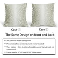 thumbnail image 5 of Antelope Pillow Covers 16X16 Inch Sage Beige Faux Fawn Deer Animal Print Decorative Square Pillow Cases Modern Neutral Cotton Linen Throw Pillows Set of 2 Home Decor For Sofa Couch Bedroom Outdoor, 5 of 6