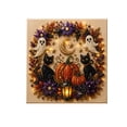 thumbnail image 2 of Halloween Pearl Art Kit, 3D Halloween Pearl Painting Kits for Adults, Halloween Diamond Art Kits indoor, Funny Fall Home Wall Decorations, Halloween Party DIY Gift (Castle Bat）, 2 of 6