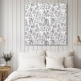 thumbnail image 4 of Gray Flowers Wall Art Painting on Canvas, Farmhouse Pastoral Vintage Plants Branches Canvas Art Home Prints Wall Art Framed Modern Artwork for Living Room Bedroom Wall Decor 12x12in, 4 of 9