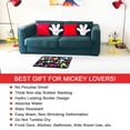 thumbnail image 4 of J.Ehonace Cartoon Mouse Entry Doormat, Black Polyester Non-Slip Kitchen Rug 17"x30", Home Decor, 4 of 7
