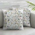 Autua Cute Cat Graphic Decorative Cushion Throw Pillow Cover for Home
