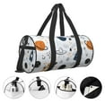 thumbnail image 5 of KLL Cartoon Planets Duffle Bag For Men Women Sport Gym Fitness Tote Travel Training Workout Basketball Football Weekender, 5 of 8
