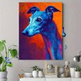 thumbnail image 4 of Abstract Vibrant Dog Canvas Wall Art, Modern Pet Print for Living Room Bedroom Dining Room Office Dog Lover Gift Decor, 4 of 8