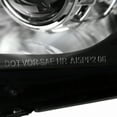 thumbnail image 5 of Spec-D Tuning Black Retro Projector Headlights Compatible with 2006-2011 Honda Civic 4dr Sedan, Left + Right Pair Headlamps Assembly, 5 of 5