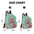 thumbnail image 2 of FORMRS Mini Backpack Purse for Women Travel Daypack Casual Shoulder Bag, Big Pink Cheetah, 2 of 7