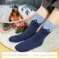 thumbnail image 4 of Loritta 5 Pairs Wool Socks for Women, Crew Cozy Boot Winter Warm Thick Socks Gifts Size 5-9, 4 of 7