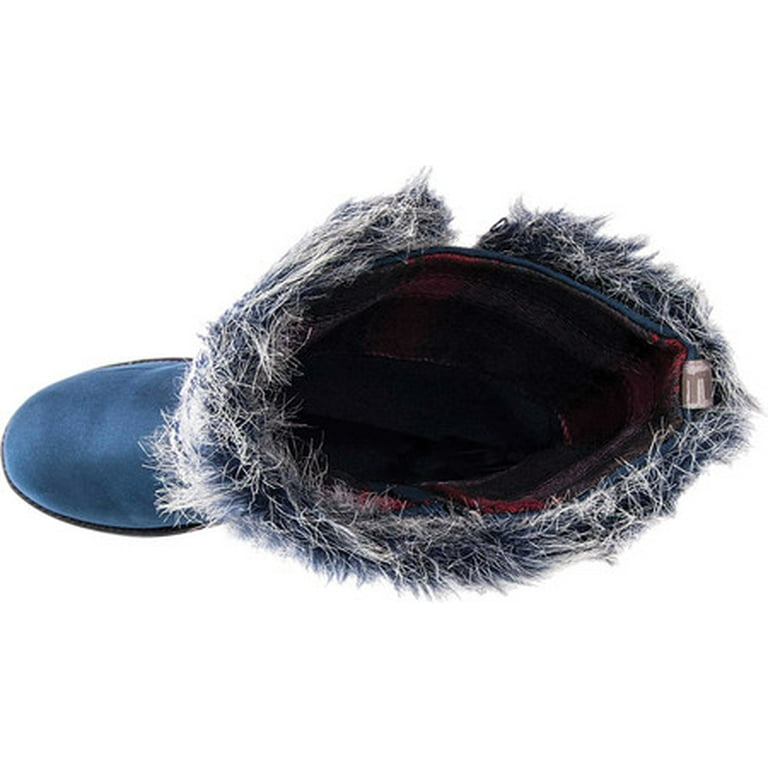 Muk Luks Women s Reversible Andrea Sweater Boot Walmart