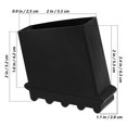 thumbnail image 2 of Replacement Rubber Feet for Ladder Ladder Accessories Construction Work Black Rubber Stress Dispersion 4Pcs, 2 of 3