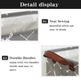 thumbnail image 5 of Rectangle Laundry Basket, 15" Baby Storage Basket for Girls, Waterproof Large Canvas Laundry Hamper for Nursery Clothes Toys College Dorms Organizer, Elk Arrow, 5 of 7