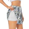 thumbnail image 5 of Rocae Flowers and Butterflies for Women's Athletic Shorts Quick Dry Workout Hiking Shorts With Pockets for Running, Yoga, Gym, Sports X-Large, 5 of 9