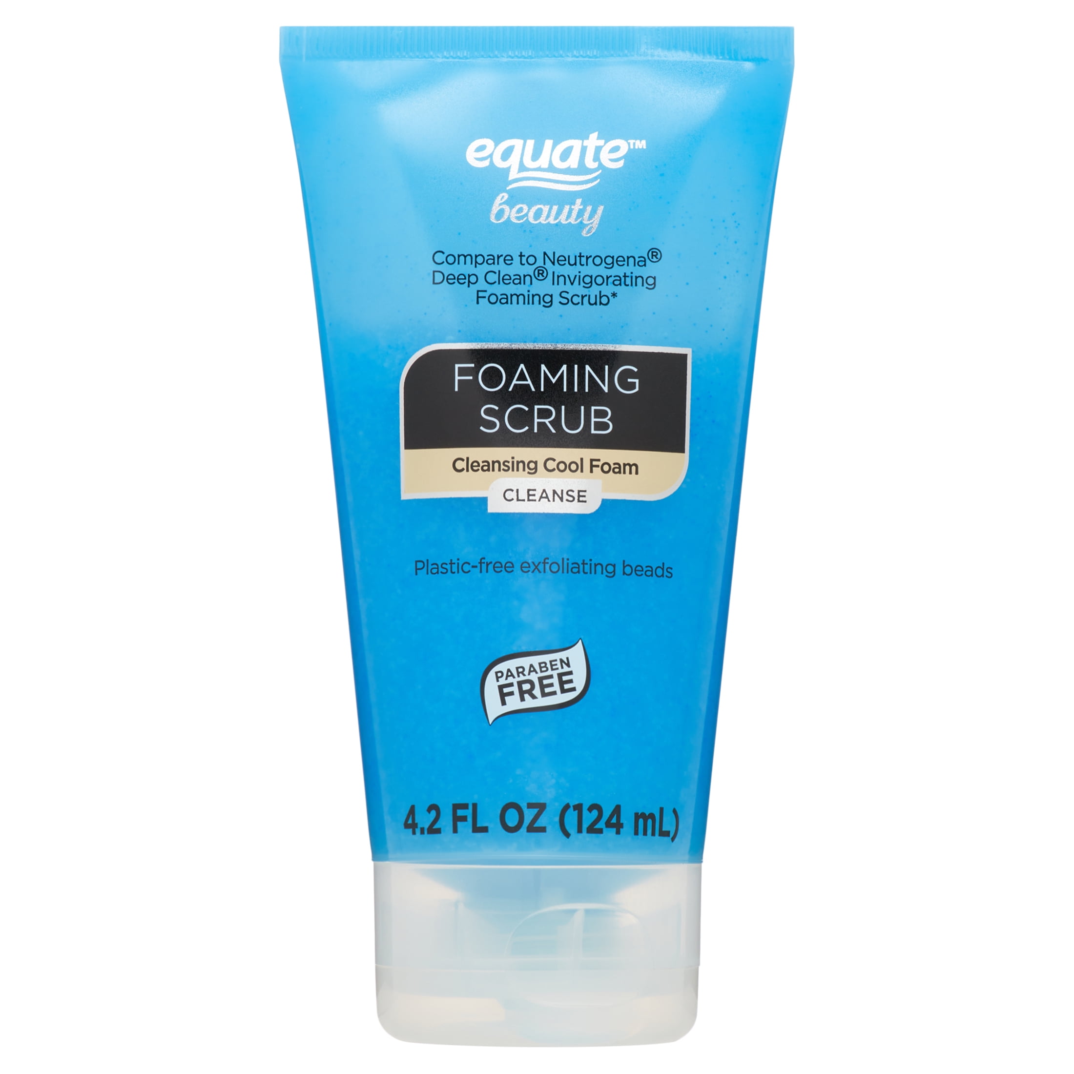 Equate Beauty Foaming Scrub, 4.2 fl oz