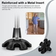 thumbnail image 3 of SupreGear Rubber Cane Tip Replacement, Heavy-Duty Non-Slip Walking Cane Foot Cap, Black, 3 of 8