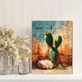 thumbnail image 2 of Midwestern Cactus Canvas Print, Western Desert Art, Premium Wall Decor, Ready to hang, 2 of 8