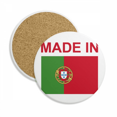 

Portugal Country Love Coaster Cup Mug Tabletop Protection Absorbent Stone