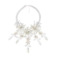 thumbnail image 6 of Sparkling White Elegance Floral Ray Pearl Shell and Crystal Jewelry Set, 6 of 6