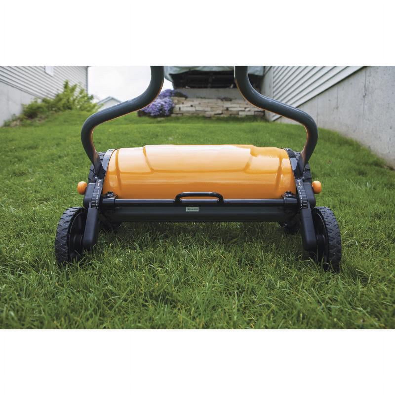 Fiskars StaySharp Max found for free. Sufficient for mowing a 0.37 acre  yard of soft grass? : r/lawncare