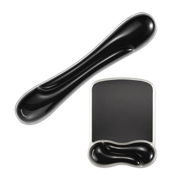Reposamuñecas Kensington Duo Gel Combo Negro Mediano