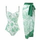 thumbnail image 2 of Traje de baño para mujer Traje de baño de una pieza Bikini con cordones Traje de baño Falda larga Conjunto de dos piezas de gasa OAVQHLG3B Store  lin121212, 2 of 4