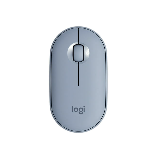 for Logitech Wireless Mouse Mini Optical Tracking 2.4GHz 1000DPI Portable Bluetooth-compatible Mice for PC - Blue
