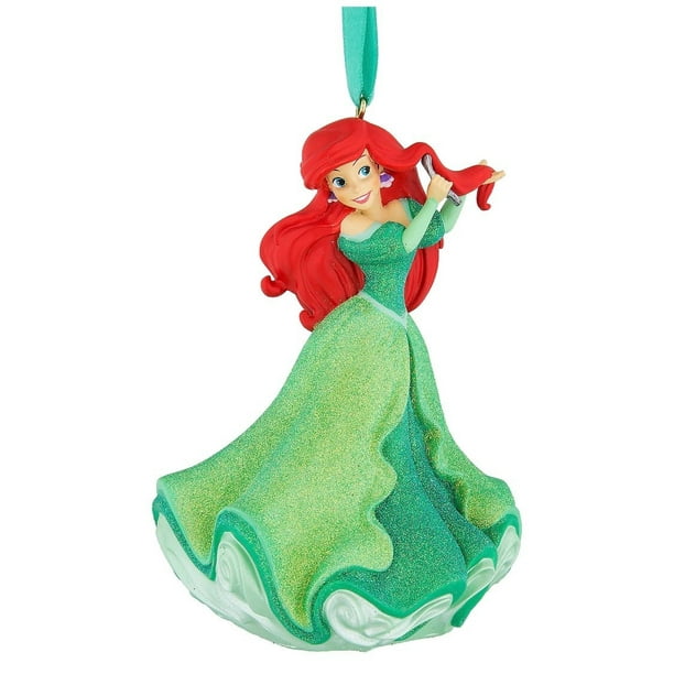 Disney Parks Ariel with Fork 3D Glitter Christmas Ornament New with ...