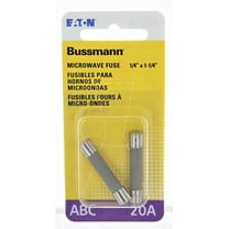 Bussman BP/ABC-20 20 Amp 250 Volt Microwave Oven Fuse 2 Count