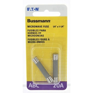 Bussman BP/ABC-20 20 Amp 250 Volt Microwave Oven Fuse 2 Count