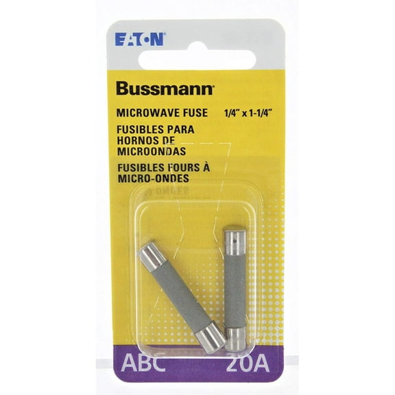 Bussman BP/ABC-20 20 Amp 250 Volt Microwave Oven Fuse 2 Count