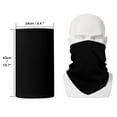 thumbnail image 4 of 2 Packs Adult Safety Seamless Face Mask Bandanas Headband Sport Scarf Face Sun Cover Neck Gaiter Balaclava Neckerchief, 4 of 7