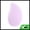 Purple, variant on Unique Bargains 1 Pc Mango Face Makeup Sponge for Bedrooms Green