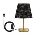 thumbnail image 2 of Adjustable 3-Color Light Desk Light Vintage Bronze Table Lamp For Bedroom Office Living Room Simple Line Drawings Of Faces Eyes & Lips, 2 of 9