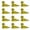 Yellow, variant on Pebbuoy 12Pcs Mini Lizard Figurine Glow-in-the-dark Resin Tiny Cabrite Ornament Miniature Animal Statue Toy Fairy Garden Microlandscape Desktop Decoration
