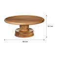 thumbnail image 4 of Fraiche Wood Cake Stand, 4 of 8
