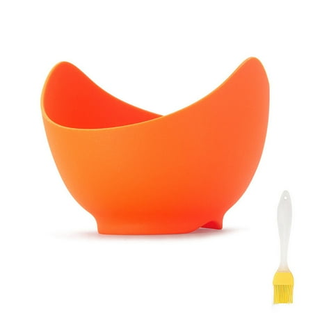 

Poached Egg Cooker Food Grade Non Stick Silicone Egg Poaching Cup for Microwave or Stovetop Kitchen Supply