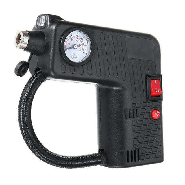 Air Compressor Tire Inflator 12V Car Air Pump with Pressure Gauge Handheld Electric Power Air