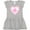 AC-Heather Grey, variant on Inktastic Happy Valentine's Day Pink Hearts and Dots Girls Toddler Dress