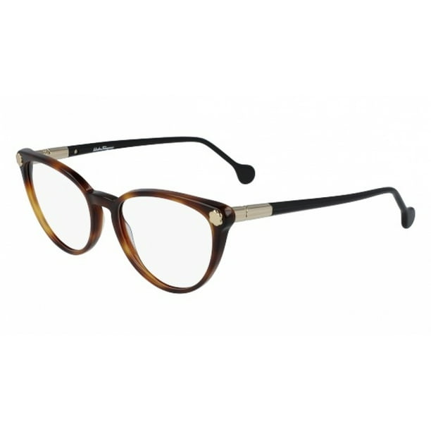 Salvatore Ferragamo Ladies Tortoise Cat Eye Eyeglass Frames SF2837 214 ...