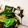 thumbnail image 3 of Erosebridal Kids Video Game Bed Sheets,Boys Game Controller King Sheets For Console Lover 4pcs, 3 of 6