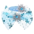 thumbnail image 2 of 4 horquillas con lazo y diseño de copo de nieve para el pelo, accesorios para el pelo, 2 of 8