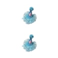 thumbnail image 4 of Methold Sombrero de gato Corbata de gatito Suministros para mascotas Diseño de encaje Traje de fiesta Forma linda Regalo dulce Tamaño libre Sombrero azul/Corbata azul 2piezas, 4 of 6